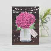 Mooie Rustieke Roze Bloemen Verjaardag Kaart voor  (Staand voorkant)