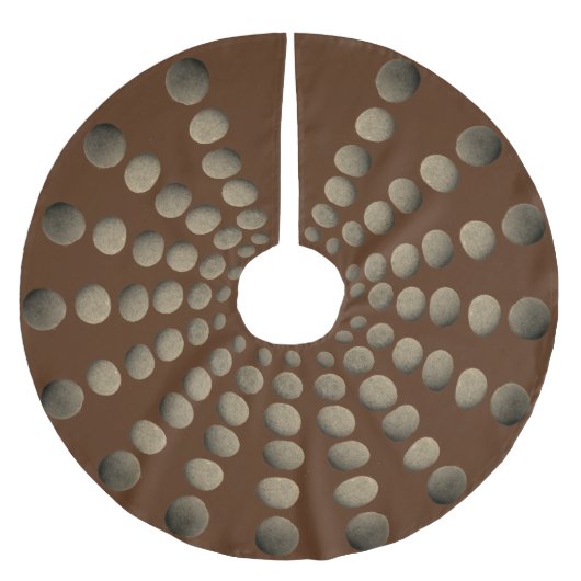Mooie Rustieke Stenen Mandala Kerstboom Rok (Voorkant)