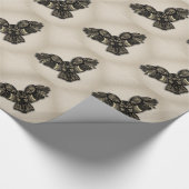 Mooie Rustieke Uil Cadeaupapier (Hoek)