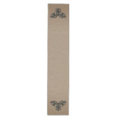 Mooie Rustieke Uil Medium Tafelloper (Voorkant)