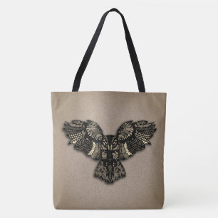 Mooie Rustieke Uil Tote Bag