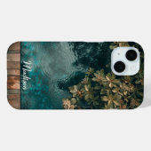 Mooie rustige hoek van zwembad Case-Mate iPhone case (Achterkant (horizontaal))