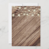 Mooie Rustige houten loop en witte flora Kaart (Achterkant)