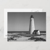 Mooie Rustische  vuurtorfoto's Briefkaart (Voorkant / Achterkant)