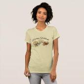Mooie Sabbath T-Shirt met bloemen  (Voorkant volledig)
