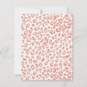 Mooie Safari Dieren Meisjes Notitiekaart Notitiekaartje (Achterkant)