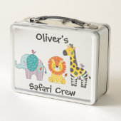 Mooie Safari Dieren Patchwork (Achterkant)