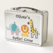 Mooie Safari Dieren Patchwork (Voorkant)