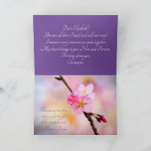 Mooie Sakura Cherry Blossom Bedankkaart (Binnen)