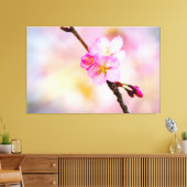 Mooie Sakura Cherry Blossom Canvas Afdruk (Insitu (Woonkamer))