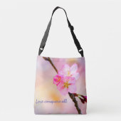 Mooie Sakura Cherry Blossom Crossbody Tas (Achterkant)