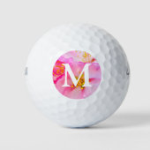 Mooie Sakura Cherry Blossom Golfballen (Voorkant)