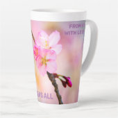 Mooie Sakura Cherry Blossom Latte Mok (Rechterhoek)