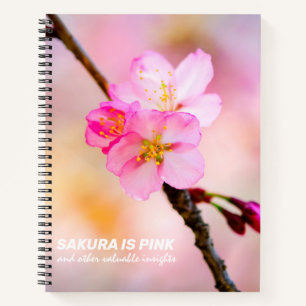 Mooie Sakura Cherry Blossom Notitieboek