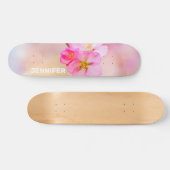 Mooie Sakura Cherry Blossom Persoonlijk Skateboard (Horizontaal)
