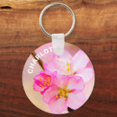 Mooie Sakura Cherry Blossom Sleutelhanger (Voorkant)