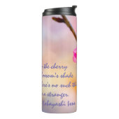 Mooie Sakura Cherry Blossom Thermosbeker (Gedraaid links)