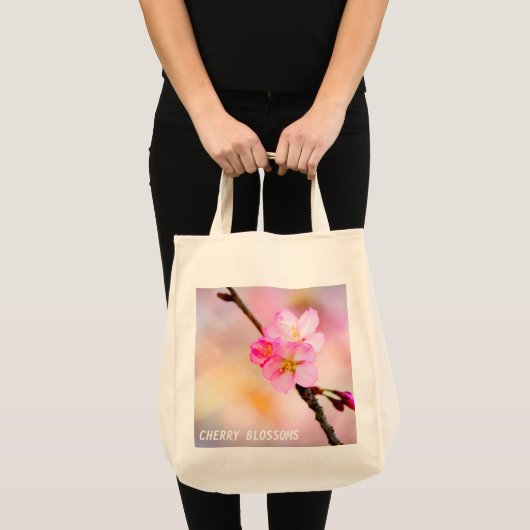 Mooie Sakura Cherry Blossom Tote Bag (Voorkant (product))
