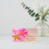 Mooie Sakura Cherry Blossom Visitekaartje (Staand voorkant)