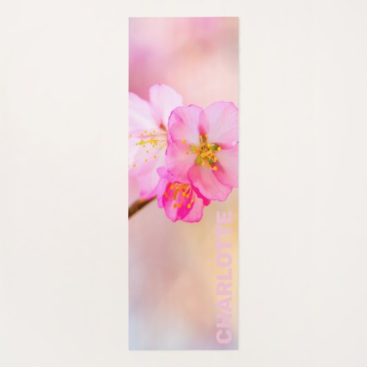 Mooie Sakura Cherry Blossom Yogamat (Achterkant)