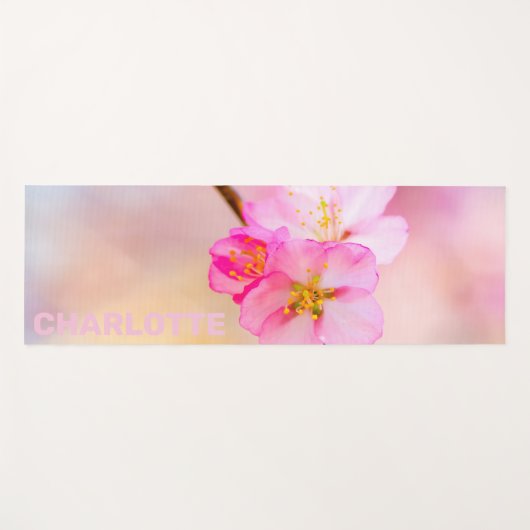 Mooie Sakura Cherry Blossom Yogamat (Voorkant (horizontaal))