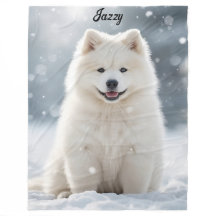 Mooie Samoyed gepersonaliseerd