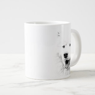 Mooie Samoyed-hondenkunst Grote Koffiekop