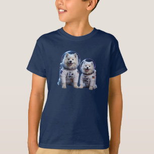 Mooie Samoyed Ruimtevaarder Kinder T-Shirt