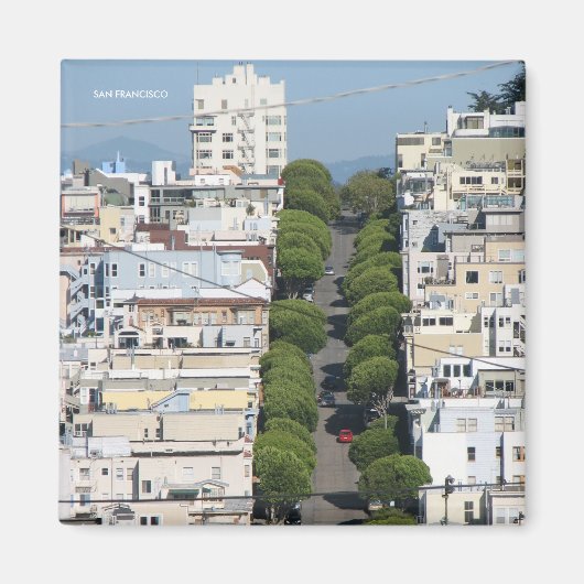 Mooie San Francisco Magnet. Magneet (Voorkant)