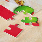 mooie santa claus puzzel legpuzzel (Zijkant)