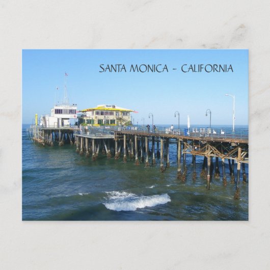 Mooie Santa Monica Pier Briefkaart! Briefkaart (Voorkant)