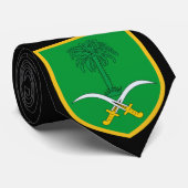 Mooie Saoedi-Arabische vlaggeenkolarm Stropdas (Opgerold)