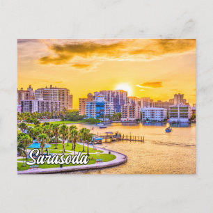 Mooie Sarasoda, Florida, Verenigde Staten Briefkaart
