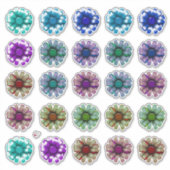 Mooie Satijnen Bogen Vakantie Stijl Sticker (Voorkant)