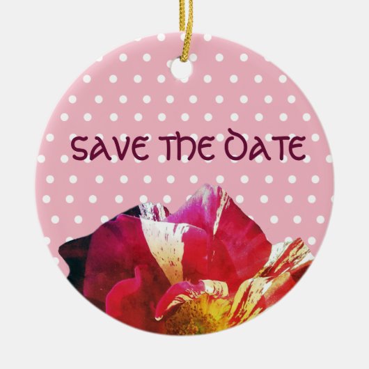 Mooie Save the date Ornament (Voorkant)