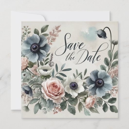 Mooie Save the Date Print Ontwerp Kaart (Voorkant)