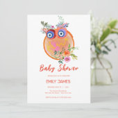 Mooie Save the Planet Baby Shower Uitnodiging (Staand voorkant)