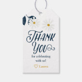 Mooie Scandi Daisy bedankbriefjes Cadeaulabel (Voorkant)
