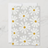 Mooie Scandinavische baby shower uitnodiging met m (Achterkant)