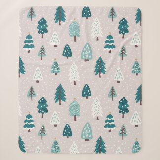 Mooie Scandinavische kerstboom mok Sherpa Deken