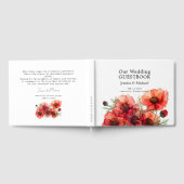 Mooie Scarlet Petal Serenade Gastenboek (Volledig)