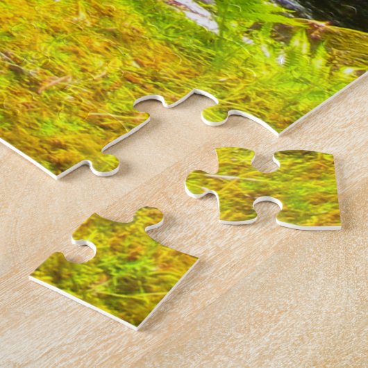 Mooie scène uit Keukenhof Park, Nederland Legpuzzel (Zijkant)