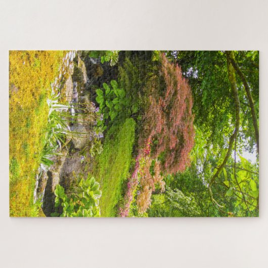 Mooie scène uit Keukenhof Park, Nederland Legpuzzel (Horizontaal)