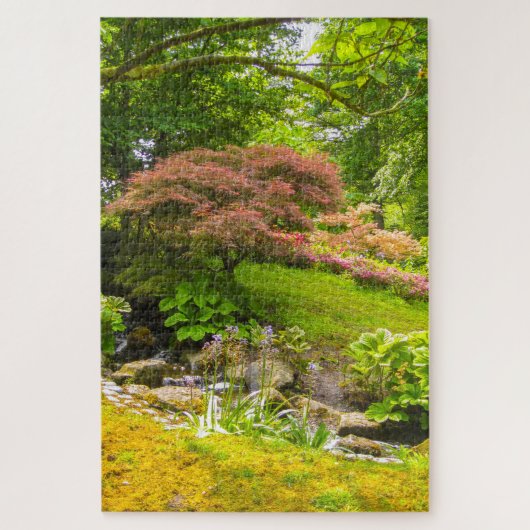 Mooie scène uit Keukenhof Park, Nederland Legpuzzel (Verticaal)