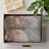Mooie Schaap Roze Wildflower Field Decoupage Tissuepapier (Geschenk)