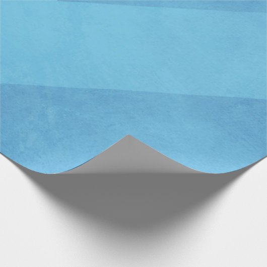 Mooie schaduwen van blauw met gelaagde achtergrond cadeaupapier (Hoek)