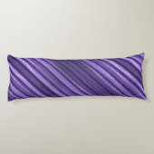 Mooie schaduwen van Paarse strips Lichaamskussen (Achterkant)