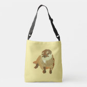 Mooie schattige gele otter tas (Achterkant)