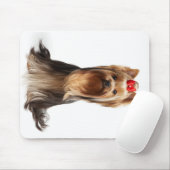 Mooie schattige hond muismat (Met muis)