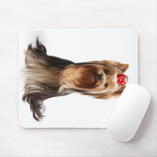 Mooie schattige hond muismat (Met muis)